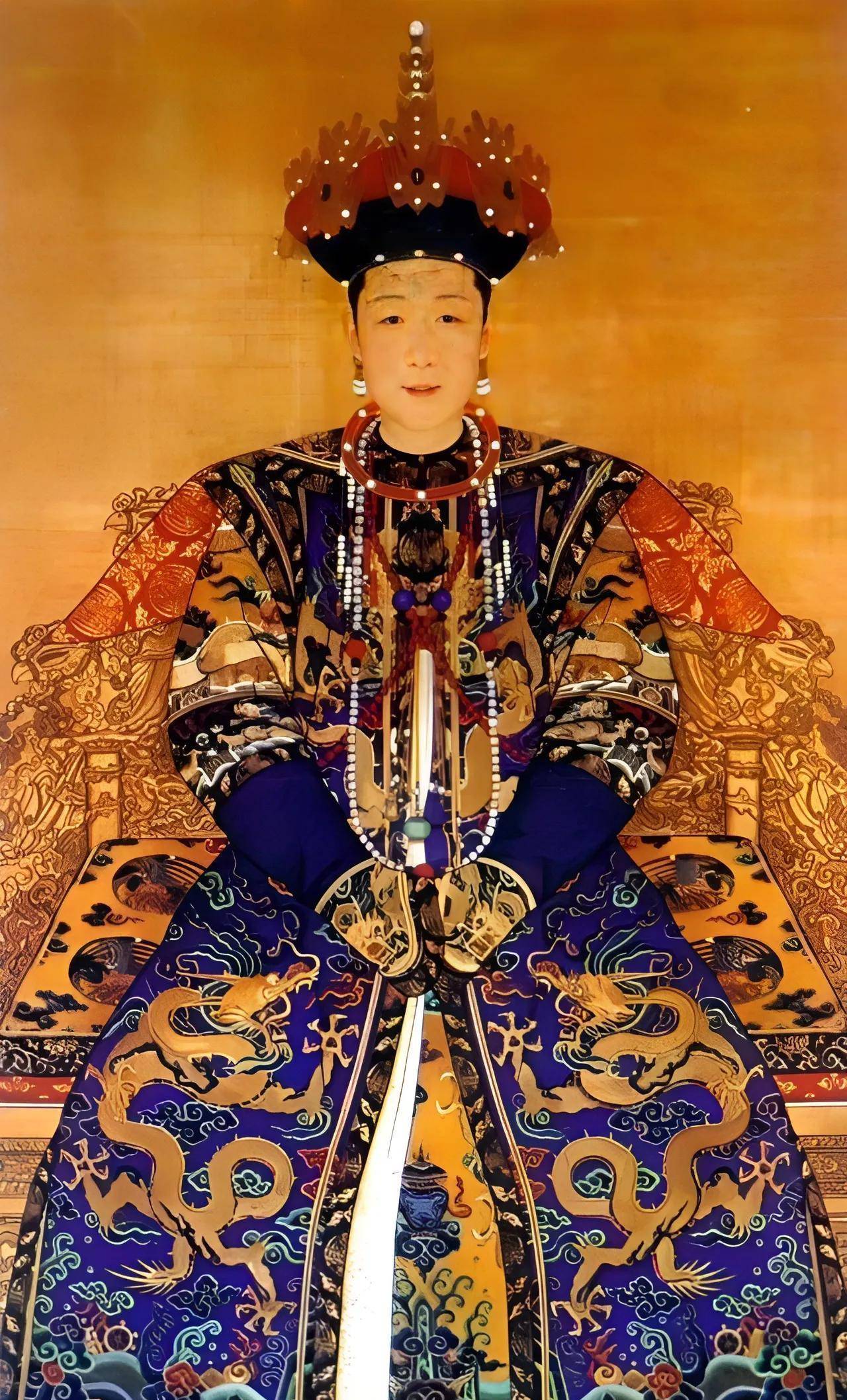 清朝历代皇后画像大全集:乾隆,溥仪的皇后最好看,默默同情光绪