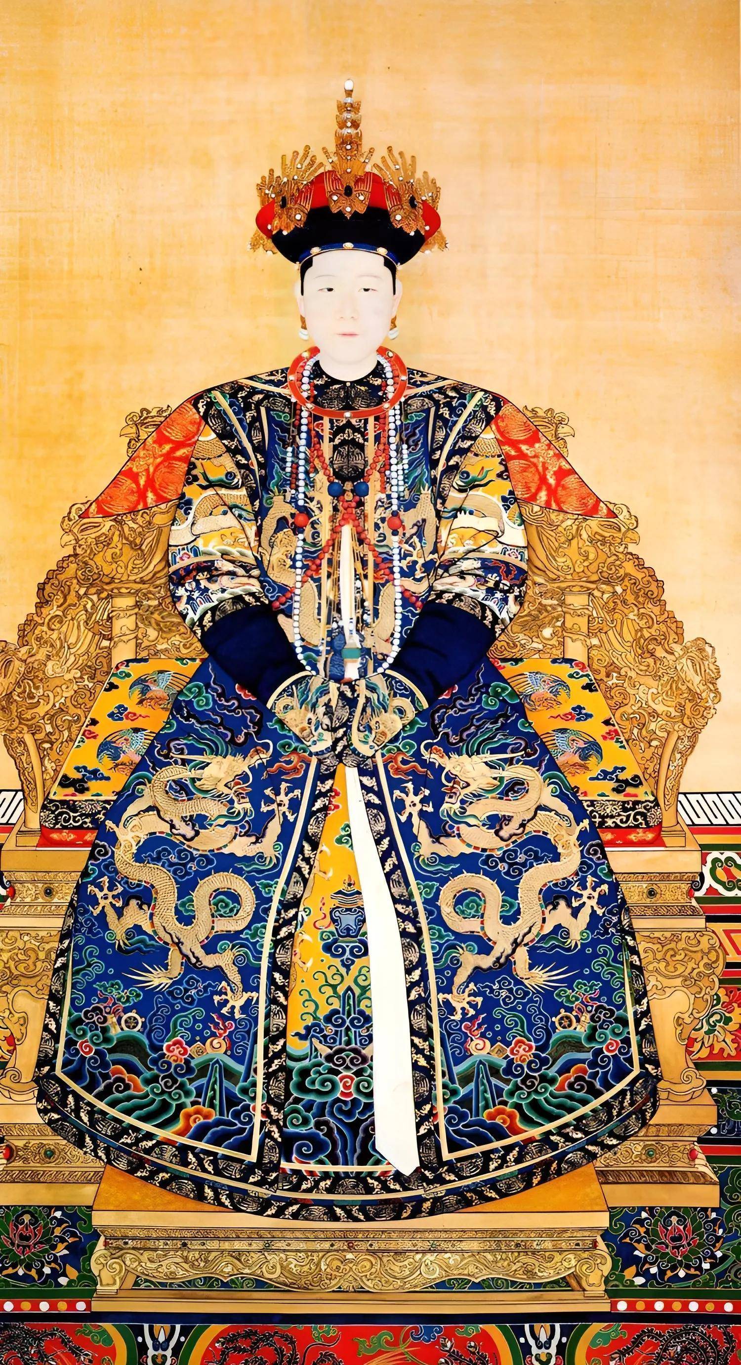 清朝历代皇后画像大全集:乾隆,溥仪的皇后最好看,默默同情光绪