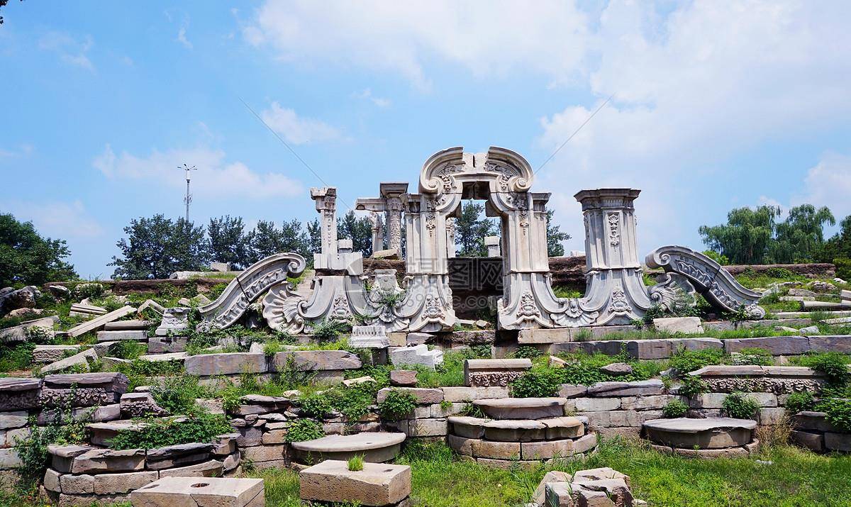 英国留下的圆明园被毁前照片,让我们再次领略,万园之首的风景