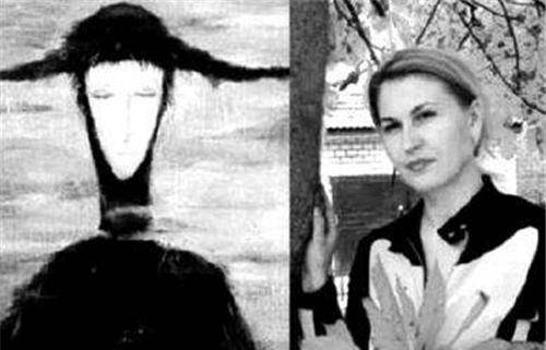 女画家画了一幅"魔画",不少人看后产生幻觉,专家:越看越可怕