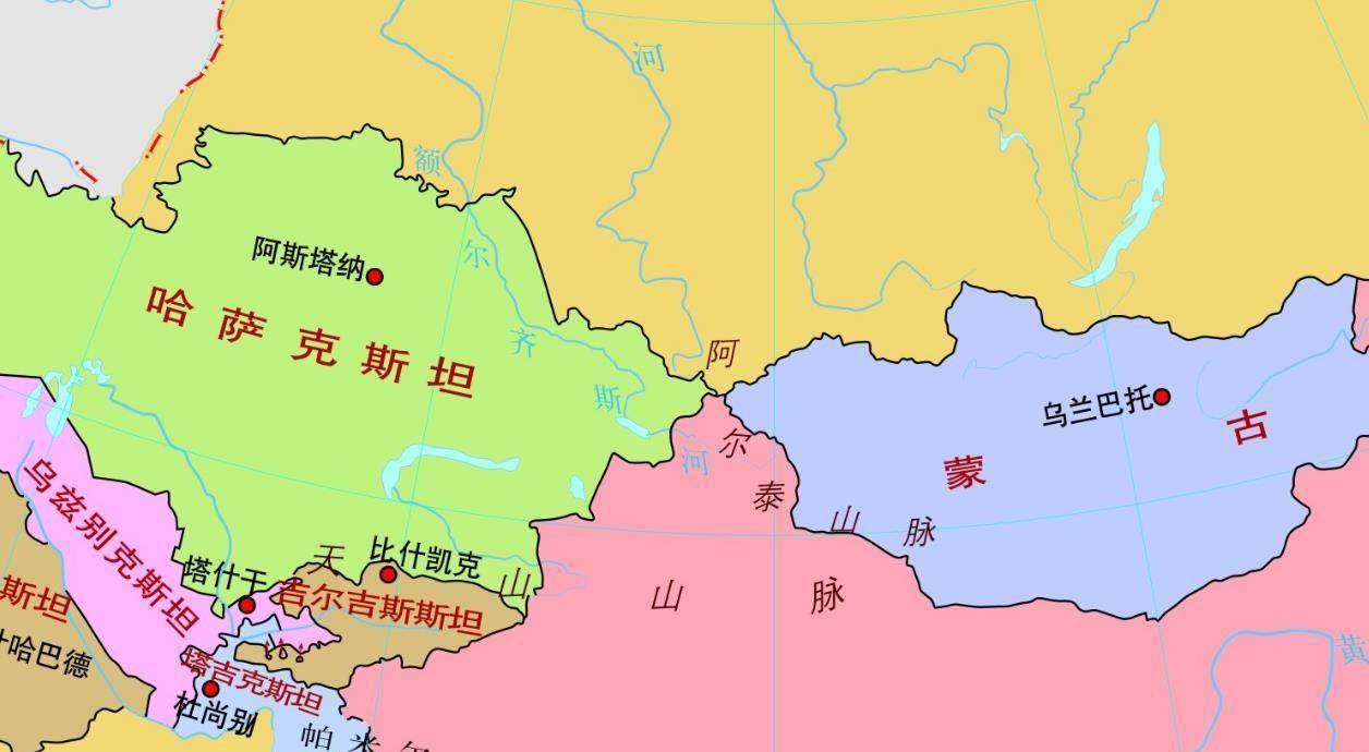 哈萨克斯坦和蒙古国为何不接壤,不方便交流,却对这个国家有利