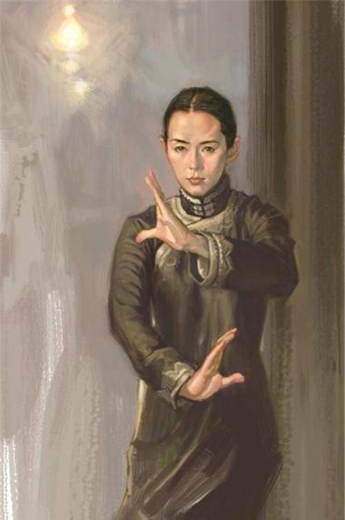 一生奉道于前,不婚不嫁不育.影片的结尾,宫若梅侧卧在床上.