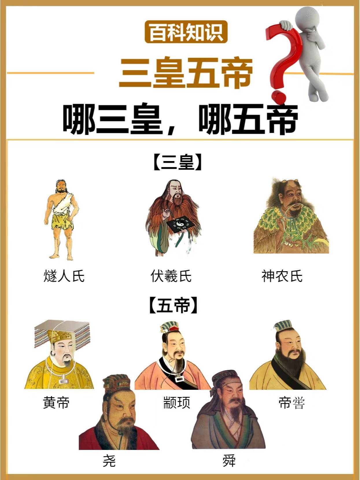 天皇地皇泰皇分别是谁