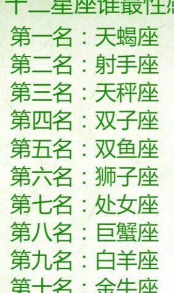 12星座谁最性感?谁最容易走出情伤?失恋了会怎么样?