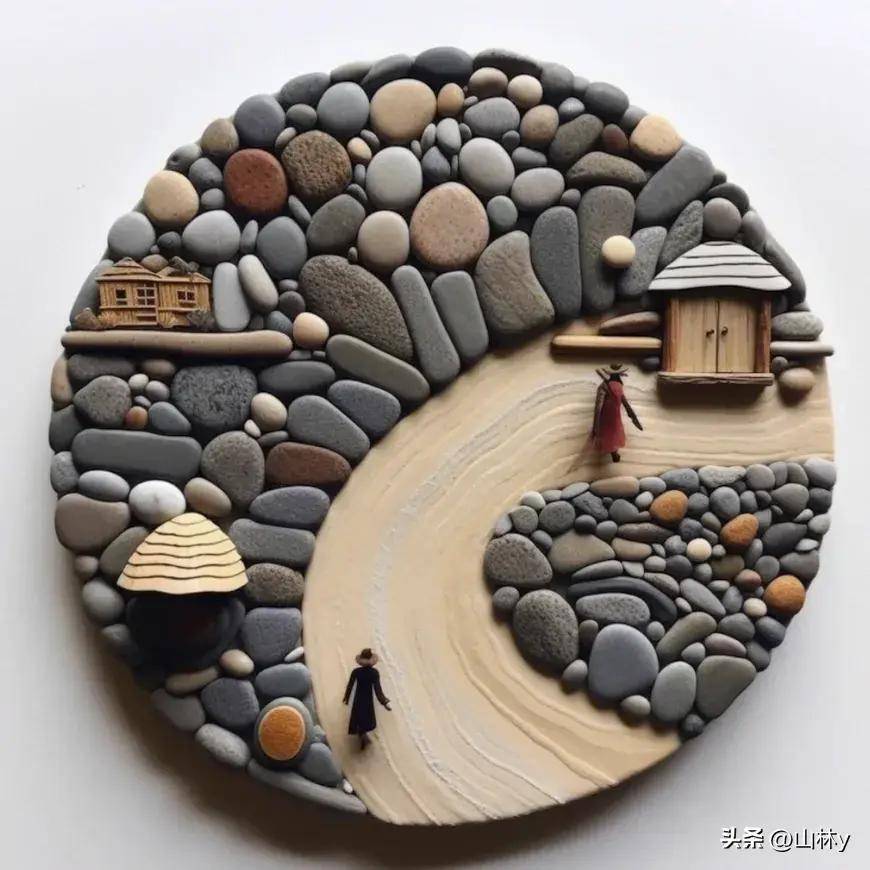 精妙绝伦石头画,真是生动又有趣