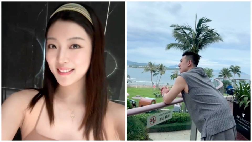 辽宁球员带女友旅游,身高1米76身材傲人,豪气点下10个菜_付豪_球迷