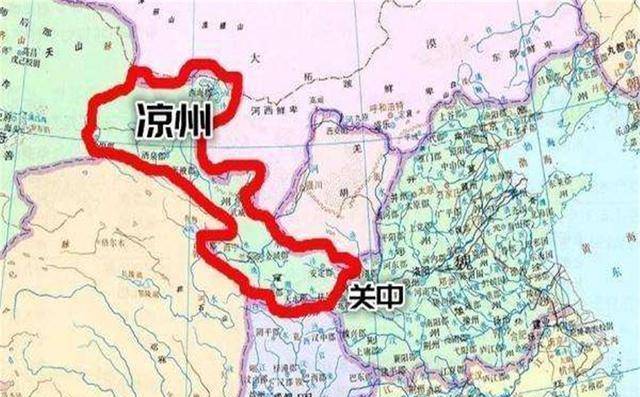 三国凉州地图图片