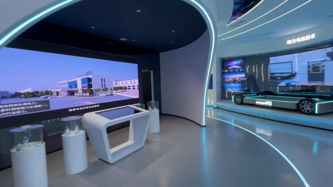 科技与智能的碰撞丨博视助力打造新能源科技主题互动展厅