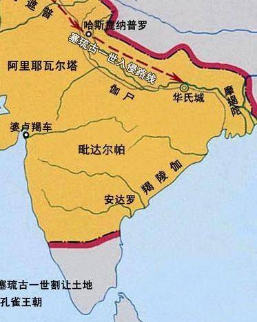 印度地区周边国家政权的战争,甚至将日后佛教创始人佛陀的故乡也兼并