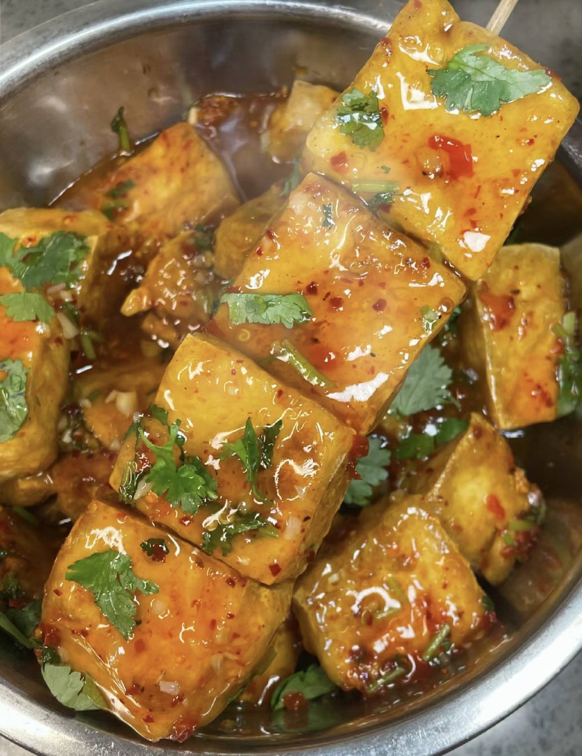 我妈的秘制配方,一口咬下夏日风情,快来试试吧～_酱汁_豆腐块_老豆腐