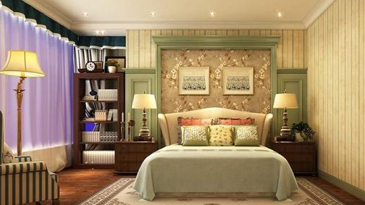 温馨的美式卧室,感受沉稳的魅力!