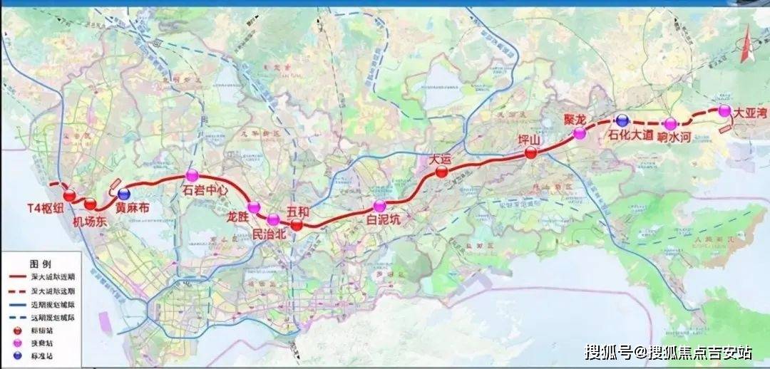 惠深沿海高速/深汕高速畅达深圳各区;厦深高铁(惠州南站直线