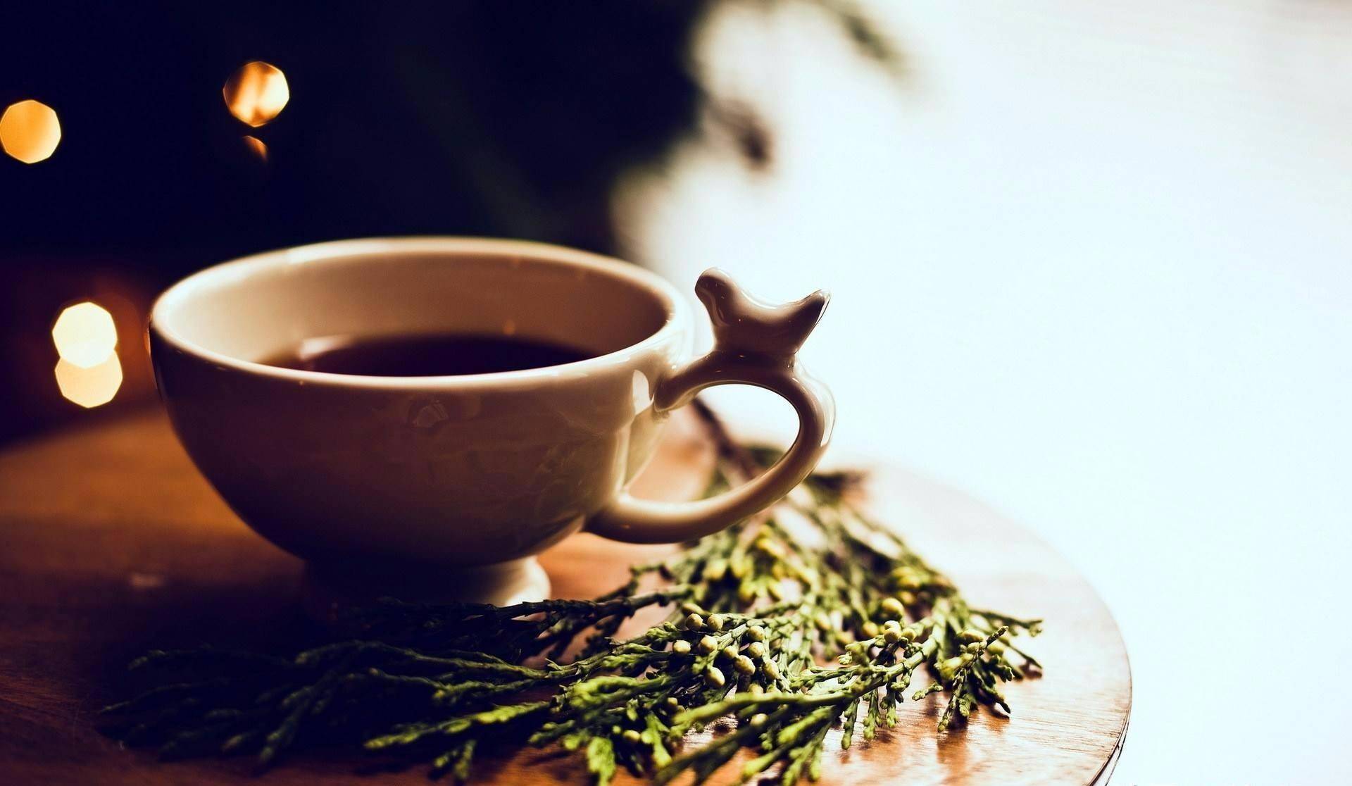 绿茶po咖啡与茶图片