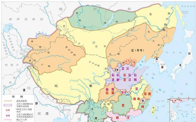 通过地图了解唐朝疆域变迁:一个庞大的帝国,最后竟然被肢解