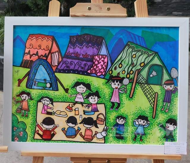 南京浦口区举办青少年心理健康绘画书法比赛