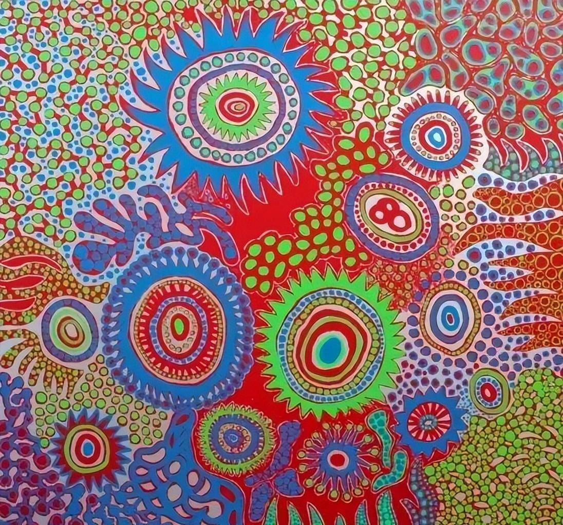 草间弥生:10岁患精神病,住院48年,却靠"画点"年赚7亿