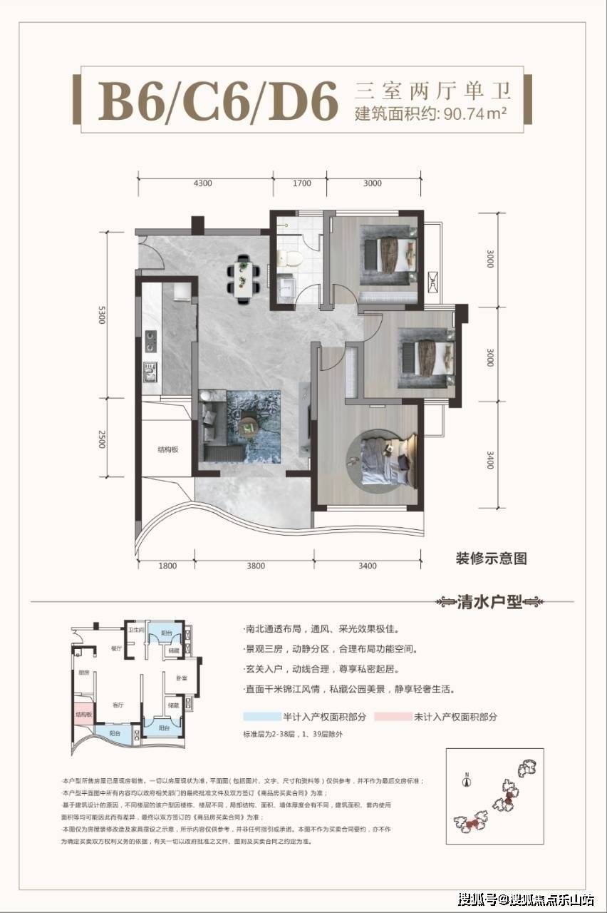 红树湾悦享幸福生活-红树湾改善楼盘面积段 -红树湾 户型图分析