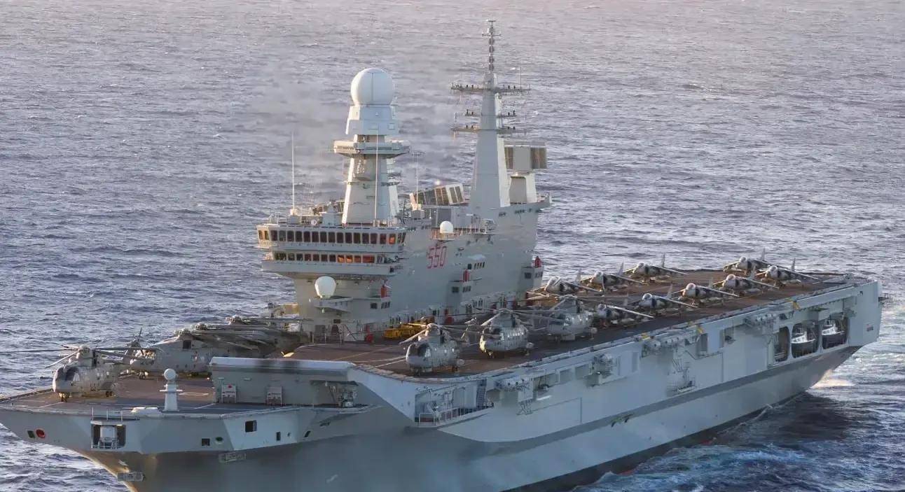 "艾森豪威尔号"与意航母联手,展示实力意在重返也门海域