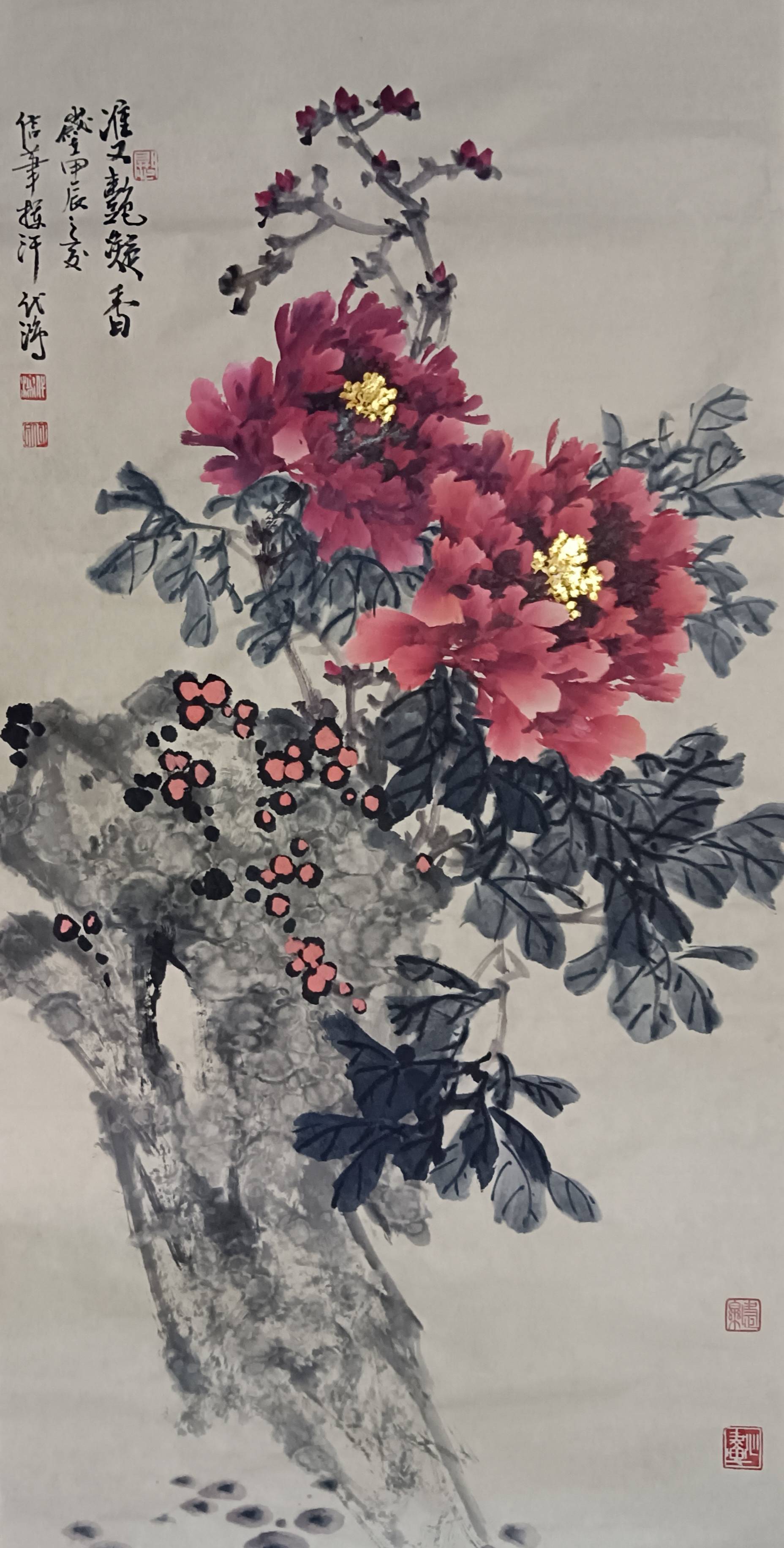 著名画家何代鸿先生中国画作品欣赏