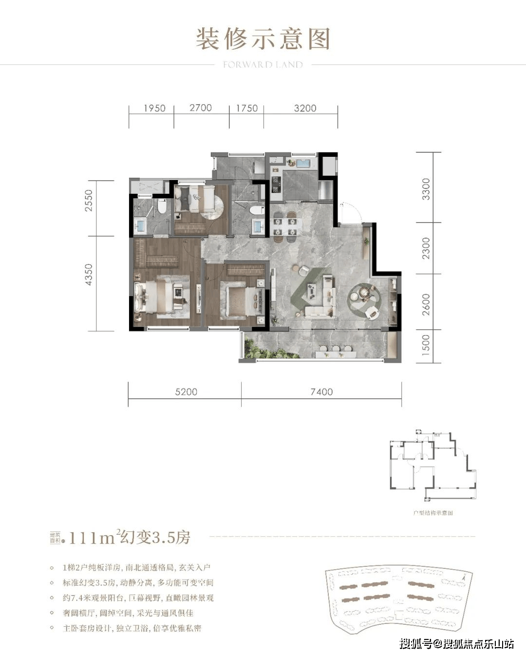 中旅启境/悦享幸福生活-改善楼盘面积段 - 中旅启境户型图分析