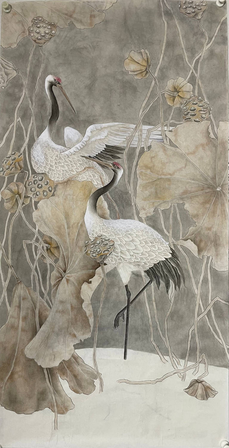 【画作赏析】崔连文的花鸟画,工写绘诗意