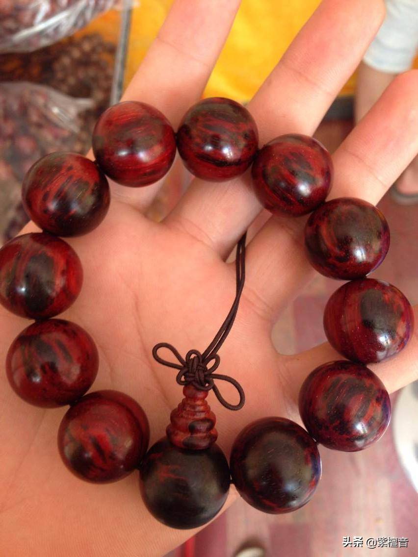 小叶紫檀手串有15种纹理,你认识几种?