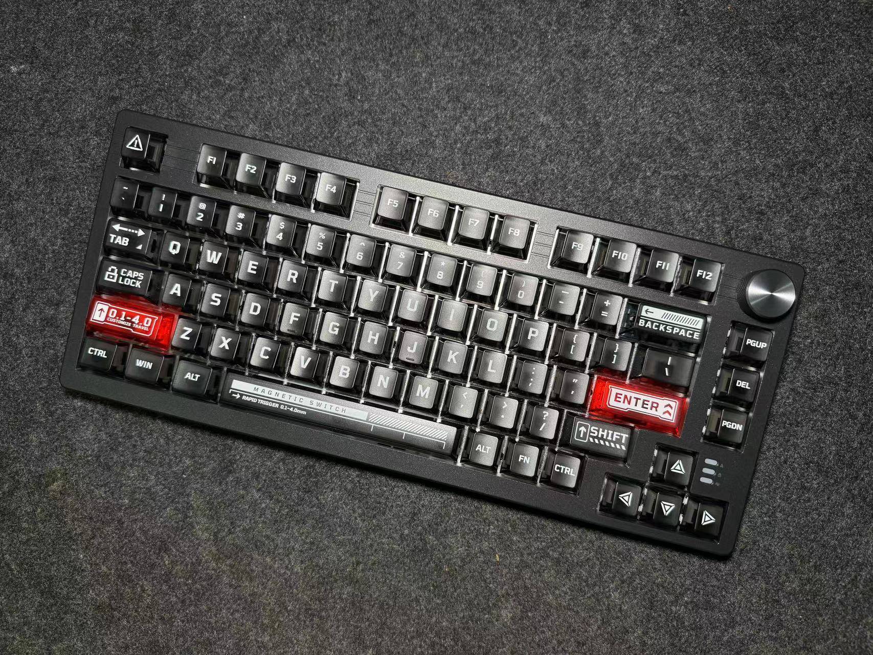 达尔优EK75RT磁轴机械键盘，颜值与功能完美融合，是你下一个桌搭利器！ 