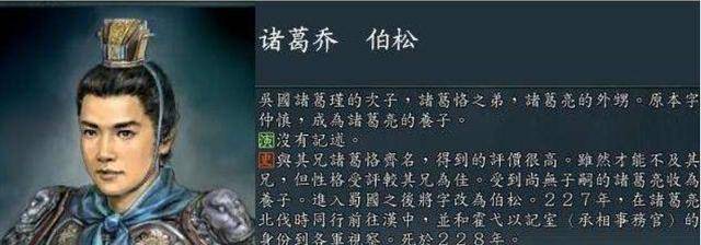 一个还是俩?看看诸葛亮儿子们的反复横跳