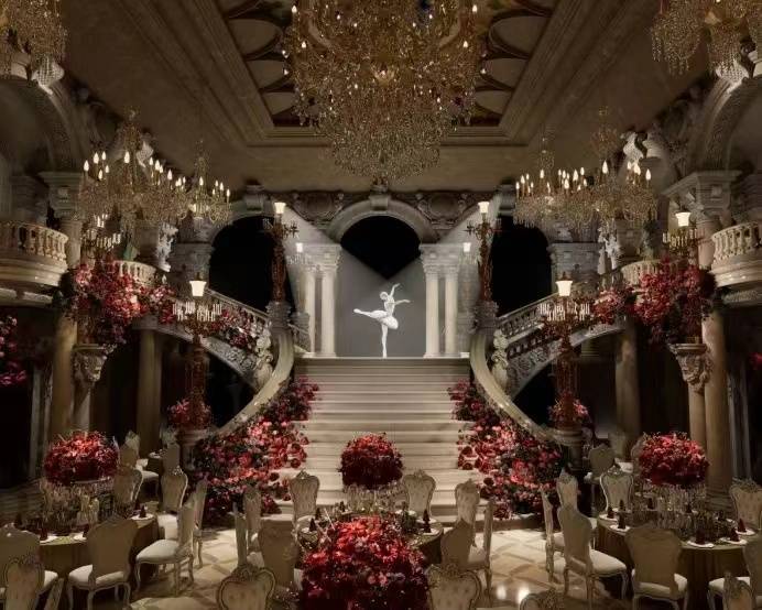 欧式宫廷风格,尽显诗意与典雅,奢靡的雕花图腾衬托古典庄重质感;如