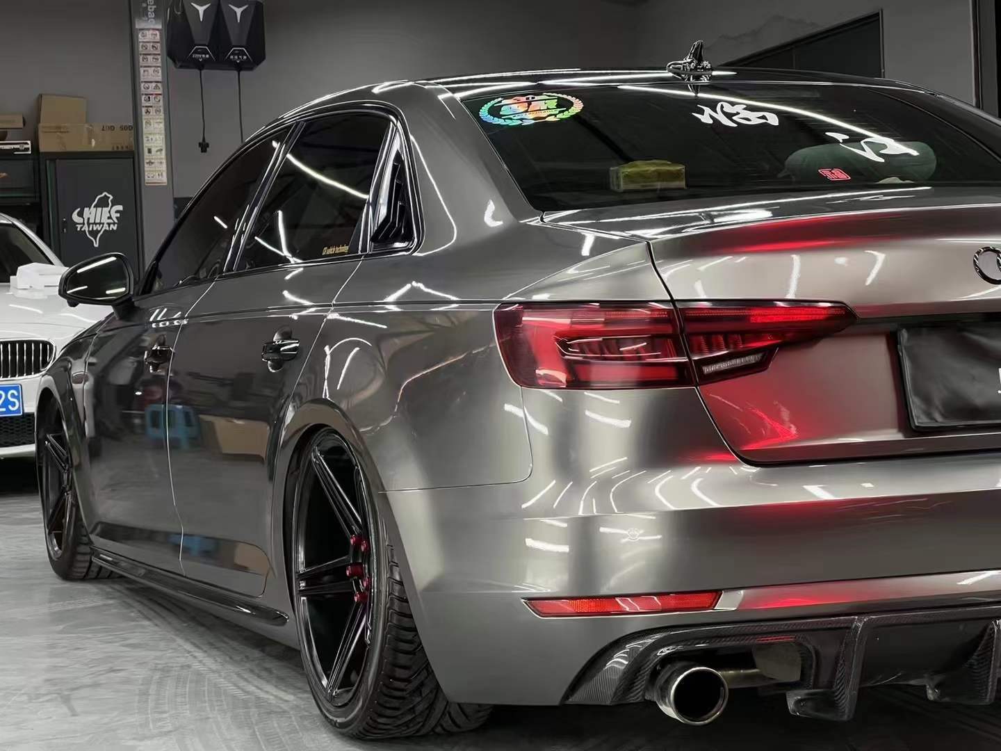 魅力姿态 奥迪a4b9改装airbft气动避震案例