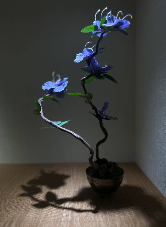 "天海繁花"24节气根艺仿真花盆景:手工匠心,意境悠长