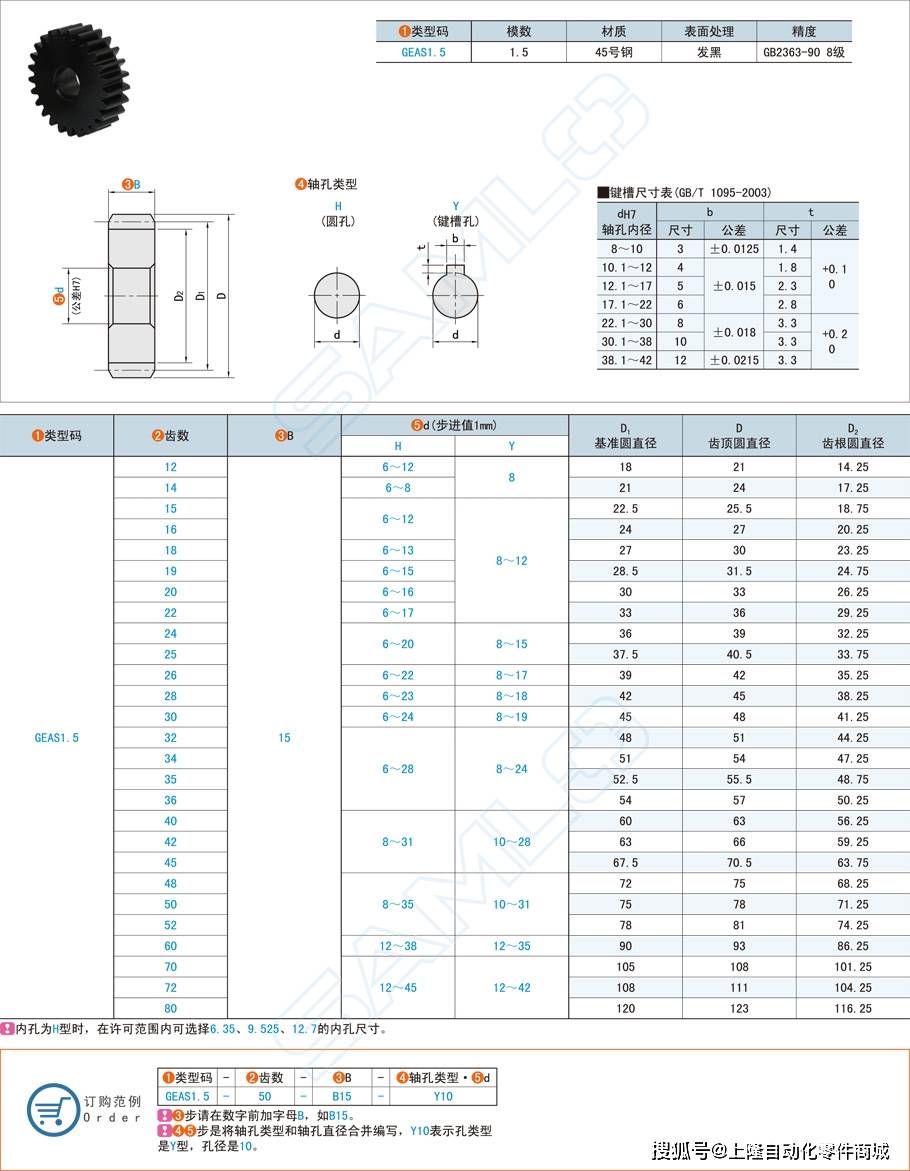 齿轮轮毂长度图片