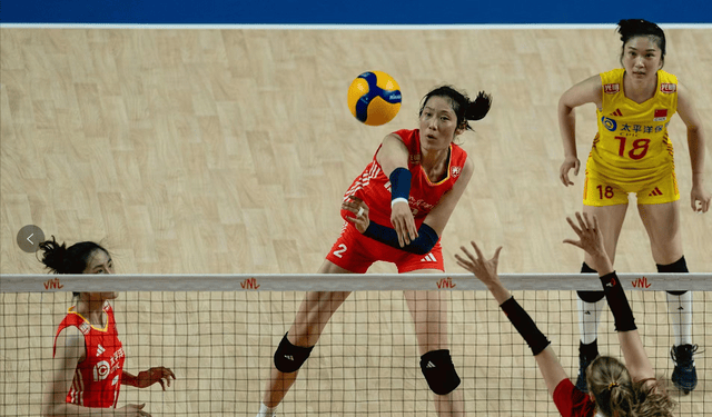 李盈莹在恩师郎平面前打出精彩一役,这是巴黎奥运前的