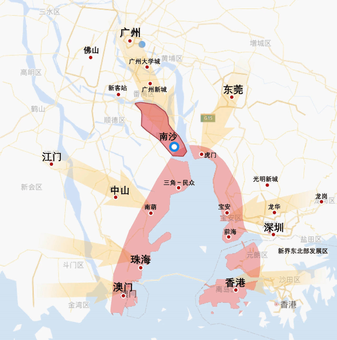 广州在中国地图的位置图片