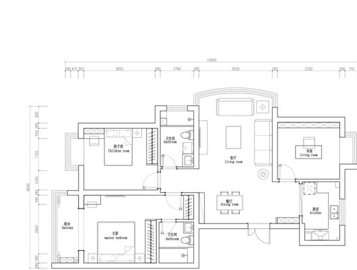 140平简美清爽,35万入住_空间_装饰_瓷砖