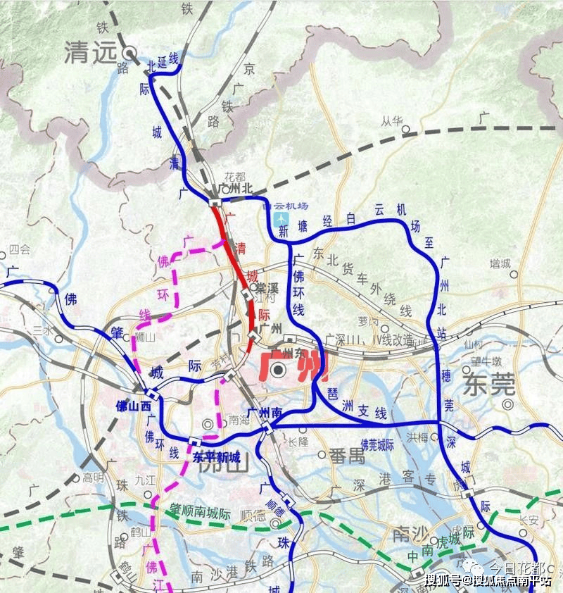 广州到花都地铁线路图图片