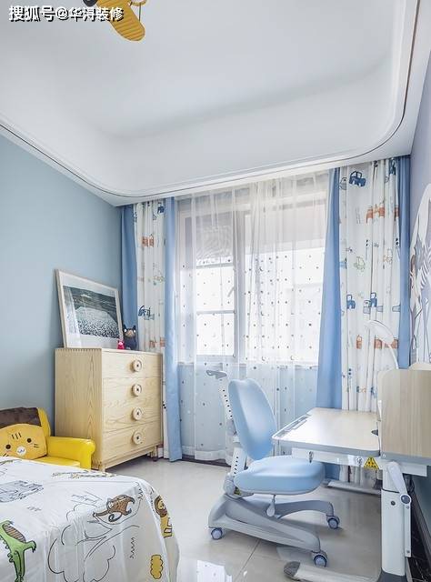 谁说床非要放中间!#卧室设计 #主卧设计 #装修设计 #儿童房