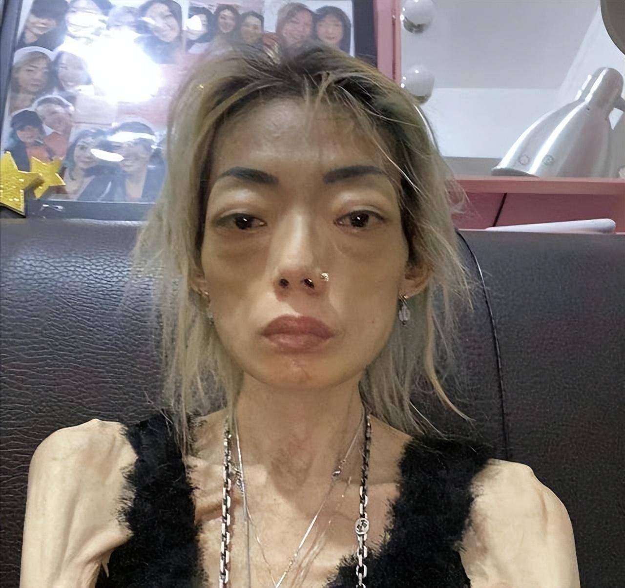 滤镜下是美女,现实中是"女鬼"!这些瘦到病态的明星,真恐怖