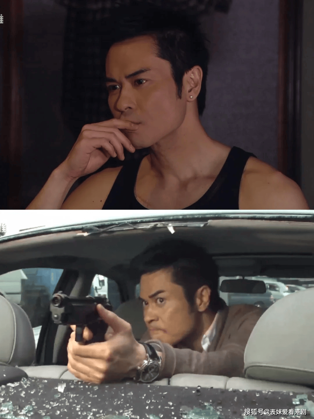 值得一提的是,这对孪生兄弟一开始还是一模一样的,是由郑嘉颖一人分饰