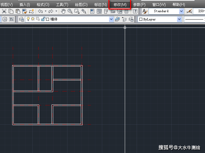 cad怎样画墙体最简单图片