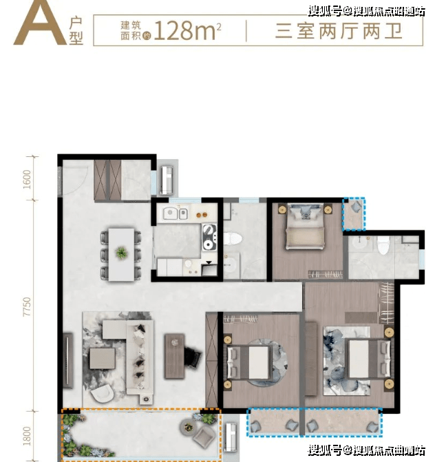 保利明玥江山户型图图片