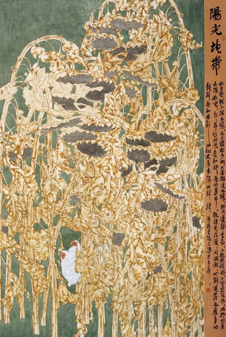 泰丰文化·国画名家丨张立涛的淡彩青绿,别致的炫丽与清雅