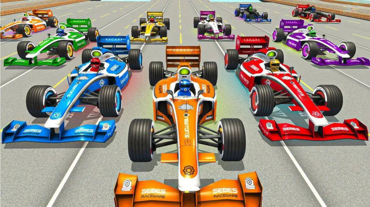 科普卡通赛车模型