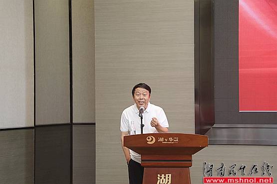 长沙市安化商会名誉会长陈飞虎讲话长沙市安化商会名誉会长陈飞虎
