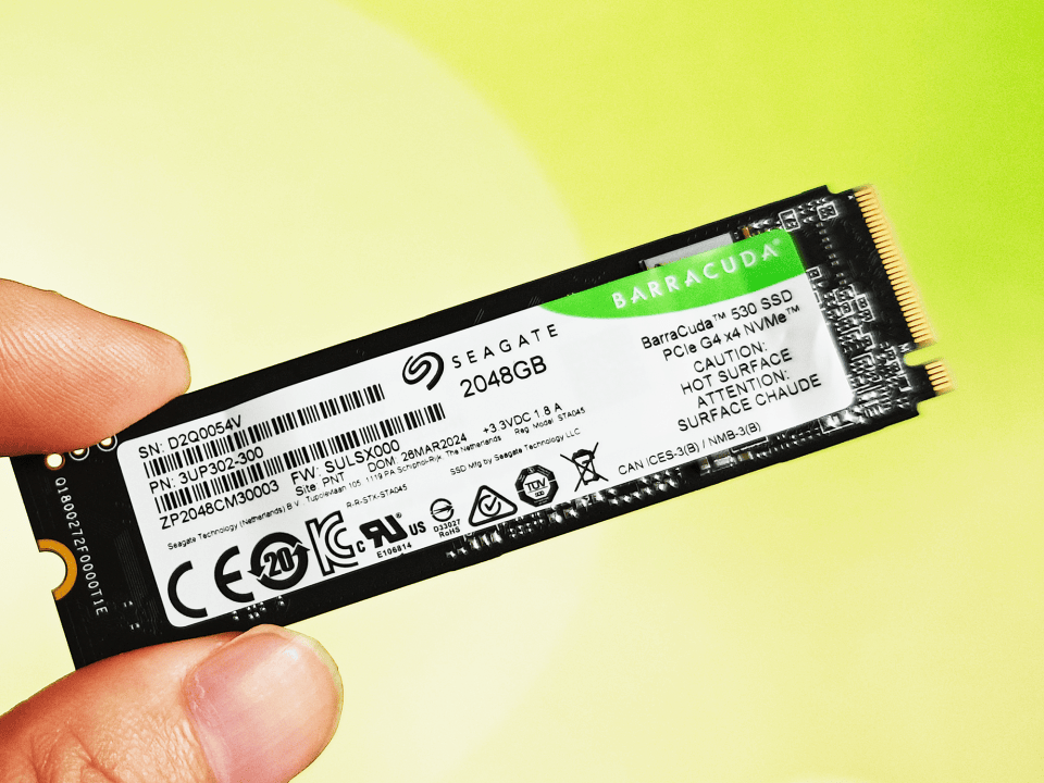 机器升级存储首选希捷酷鱼530高速固态硬盘