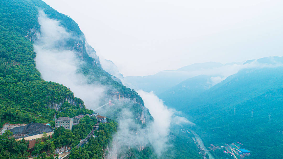 绵阳九皇山景区全景图图片