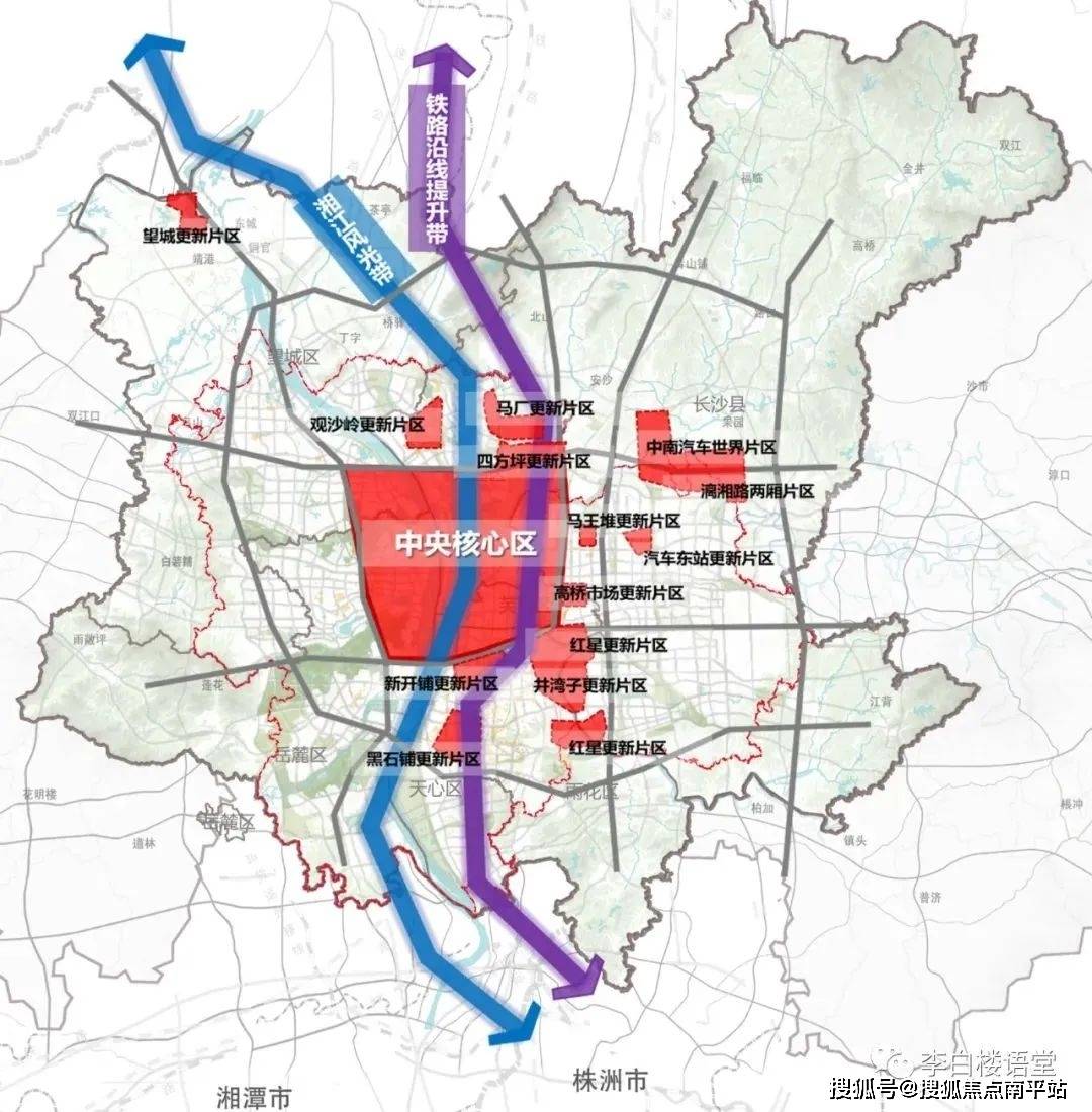 麓谷高新区2021规划图图片