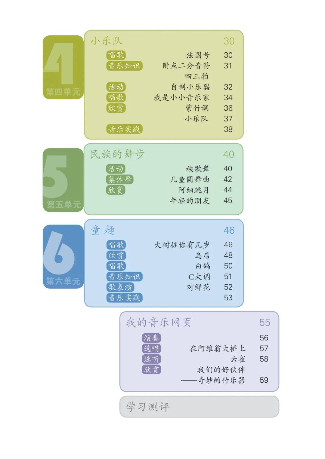 部编人教版小学音乐三年级上册电子课本(五线谱),三上音乐高清电子