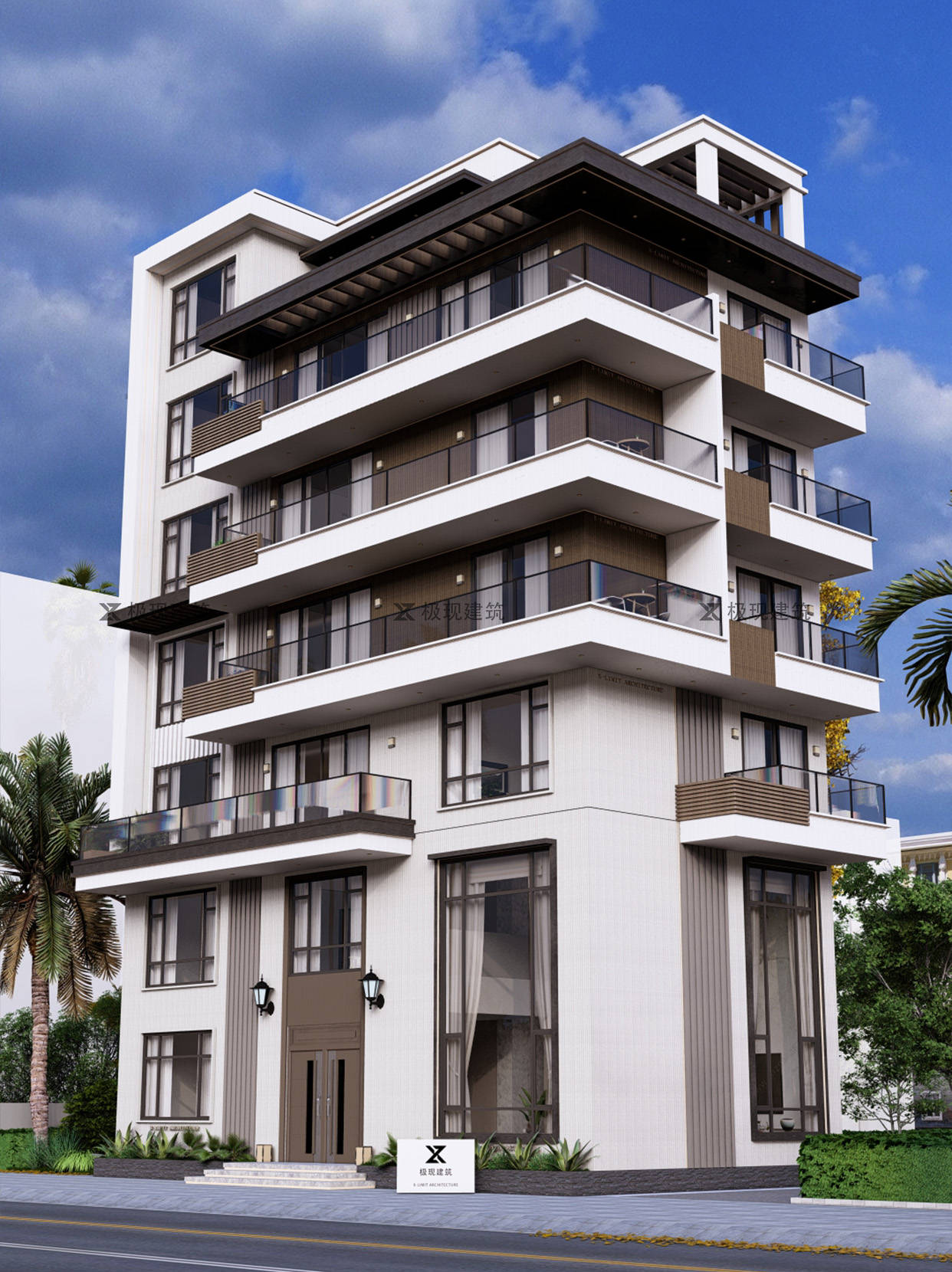 广东湛江丨六层现代风格自建别墅