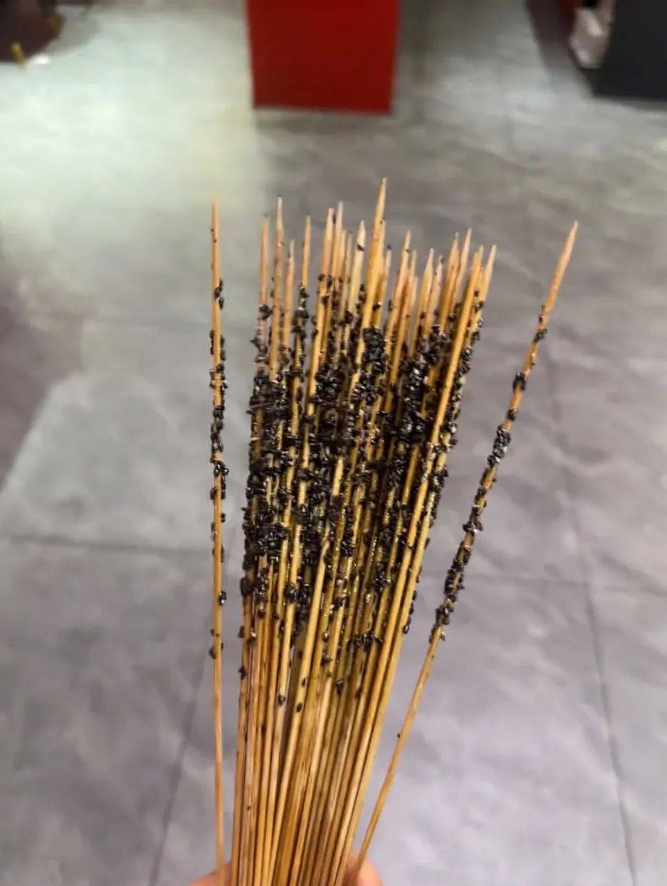 山东:男子看见有人在烤"蚂蚁"吃,走近一看,发现不是蚂蚁